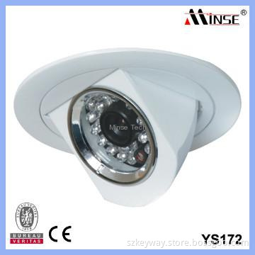Unique Ceiling Mount Infrared CCTV Camera, Metal Housing Dome Camera